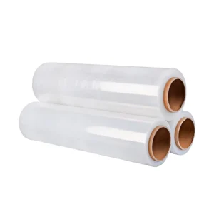 Industrial Strength Transparent Stretch Film 18inch 80Gauge 1500ft Plastic Film Wrap Moving Packing Supplies Shrink Wrap Roll