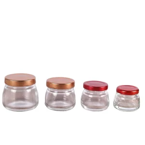 Jam Jars 30ml 50ml 75ml 120ml 150ml Luxury Glass Jar for Jam Honey Jar