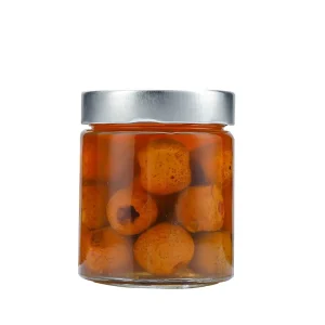 Jam Storage Metal Lid Glass Jar Borosilicate Glass Storage Jars with Wooden Lid