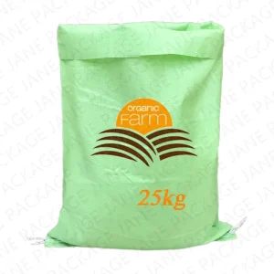 Jane Package High Quality China Green Oman PP Woven Plastic Bag