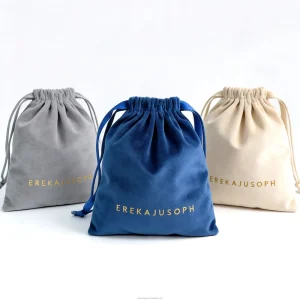 Jewelry Gift Dust Pouch Small Bag Drawstring Any Size Velvet Bag Flannel Bag High Quality Hot Stamping Sunglasses Bag
