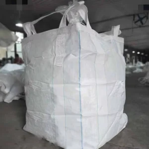 Jiuru 1 Ton Jumbo Super Sack Big Ton Bag PP Material 5 1 Safety Factor Cross Corner Loop for Gravel Cement Grain FIBC Bags
