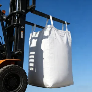 Jumbo Bag Custom 1 2 Ton Option 4 Loop Lifting Heavy Duty Construction 100% Virgin Pp Print logo Big Bag