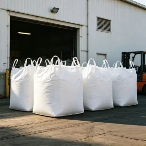 Jumbo Bag Flat Bottom UV Protected Wear Resistant PP Breathable FIBC Bulk Bag 1-2 Ton
