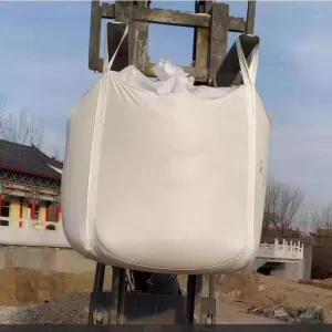 Jumbo FIBC Bulk Bags 1000kg 2 Ton 1.5 Ton Cross Corner Loop Top Fill Skirt 5 1 Safety Factor