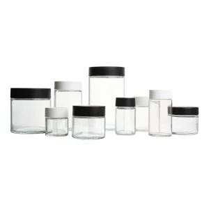 KDG Brand Child Resistant Glass Jar Dry Flower Jar Custom logo 35ml 50ml 80ml 100ml 130ml 180ml 500ml Herb Jar