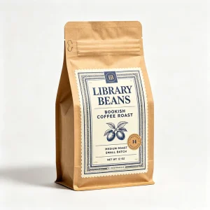 Kraft Paper Flat Bottom Eight Side Seal Coffee Bag Custom Full Color Printing Food Grade for Cafe Retail Coffee Packaging