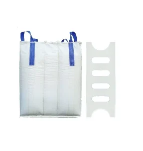 L-136 Big Bags Breathable FIBC Open Top Flat Bottom Construction Waste Management Bags with Straps 500KGS-3000KGS