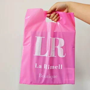 LDPE Eco-Friendly Material Custom Logo Shopping Bag Plastic Bag Package for Clothing