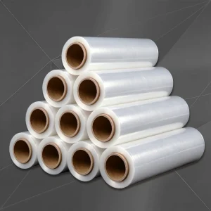 LLDPE Stretch Ceiling Film Food Grade Plastic Film 500mm*20mic*250m Resistant to Puncture and High in Ductility
