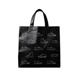 Laminated Non Woven Clothing Tote Bag Custom Logo Boutique Shopping Bag