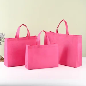 Laminated Non Woven Shopping Bag Eco Recycled Reusable Shopping Bag Grocery Supermarket Custom Printed