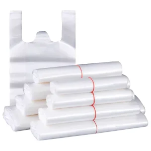 Large Capacity 30L 50L Plastic Kitchen Trash Bag with Valve Heat Sealed Draw String Bin Colourful Design