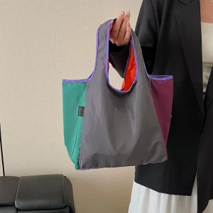 Large Capacity Eco friendly Cloth Waterproof Supermarket Bags Shopping Bag Reusable Foldable Storage Bag for Shopping
