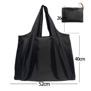 Large Capacity Shopping Bag Polyester Folding Eco friendly Shopping Bag Large Portable Handheld Storage Bag