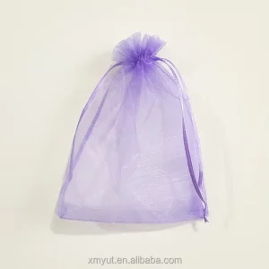 Large Custom Printed Organza Gift Bags/organza Pouch
