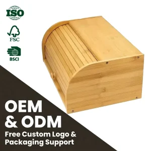 Large Rectangular Foldable Bread Box Modern Kitchen Countertop Container Carved Design Eco Friendly Multifunctional Storage