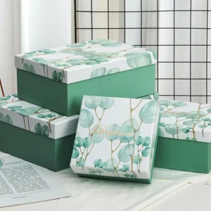 Large Recyclable Gift Box with Magnetic Closure Customizable Design Heaven Earth Cover Packaging for Perfume