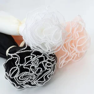 Large Stock Pearl Organza Floral Material Bouquet Wrapping Net Supplies for Flower Bouquet Wrapping Decoration
