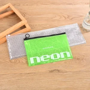 Laser Colors Pvc Plastic Ziplock Pvc Bubble Bag for Jewelry Pvc Bubble Laser Bag China Factory Makeup Demo Bags