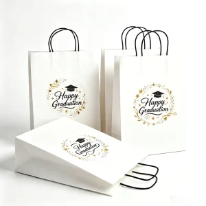 Latest Trend Customized Color Rectangular Bouquet Red Wine Packaging Gift Portable Cowhide Paper Bag