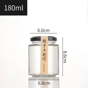 Lead-Free Clear Glass Jar 16oz 32oz Olive Oil & Pet Food Jar with Custom Logo