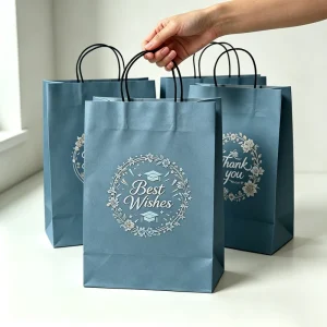 Lebei In Stock Moisture Proof Gravure Printing Kraft Paper Flat Bottom Pouch Tin Tie Bakery Toast Bread Packaging Food Bag