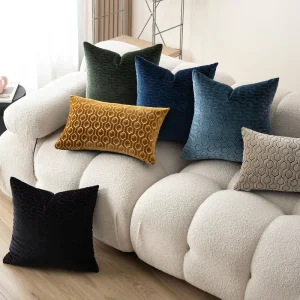Light luxury square Retro Style Four-season Geometric Abstraction Sofa Cushion Throw Pillow for Living Room Cushion Cover
