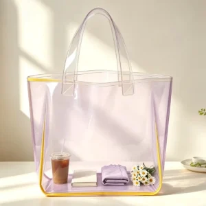 Lightweight Plastic Waterproof Tote Bag Supermarket Carry Bag with High Quality