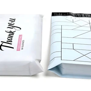 Logistic Packaging Poly Mailer Bags Resealable Self Adhesive Seal LDPE Material for Clothing Fur