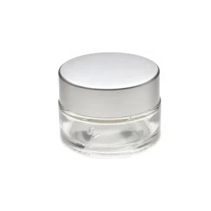 Low MOQ 5ml 10ml 15ml 20ml 30ml 50ml 100ml Lotion Packaging Transparent Glass Jars Skincare Creams Cosmetics Sealed Glass Jars