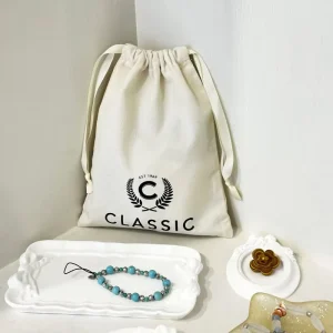 Low Moq Cotton Drawstring Pouch Bag Personalized Dust Shopping Bag Shoes Clothing Bag With logo Customized