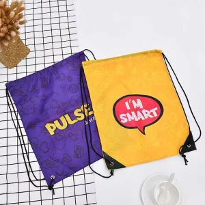 Low Moq Custom Logo Printed Non woven Draw String Bag Promotion Polypropylene Non Woven Drawstring Shoe Pouch Sneakers Dust Bag