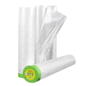 Low Tack Rubber Pressure Sensitive Adhesive Single Sided Pre Taped PE Paint Protection Film Self Healing Masking Film