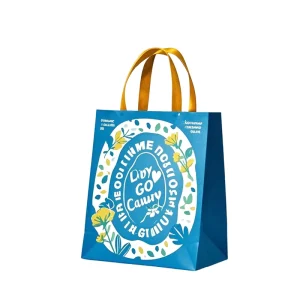 Luxe Kraft Paper Gift Bag for Business Shoes Custom Logo Recyclable