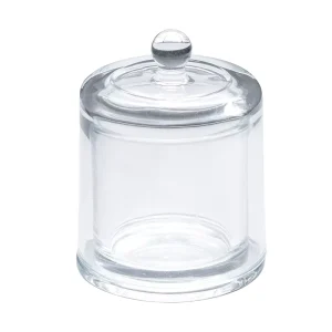 Luxury 7 oz 10 oz 200ml Empty Glass Bottle Bell Lid Candle Making Cylindrical Flat Bottom Shape Diffuser