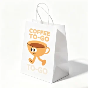 Luxury Biodegradable Waterproof Recyclable Kraft Paper Gift Bags Hand Length Handle Accept Custom Flexographic Offset
