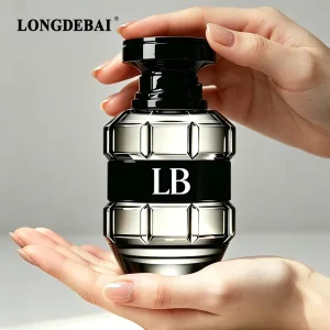 Luxury Crimp Perfume Spray Bottle 90ml Custom Color Empty Round Glass Perfume Bottle with Plastic Lid