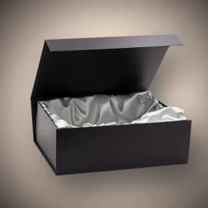 Luxury Custom Gold Foil Logo Rigid Paperboard Gift Box Magnetic Closure Folding Hard Packaging for Premium Shoes Apparel