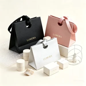 Luxury Custom Logo Shoe Boutique Packaging Gift Paper Shopping Bag for Clothes
