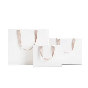 Luxury Custom Printed Kraft Paper Shopping Gift Bags Apparel Custom Cardboard Paper Clothing Packing Logo Packaging