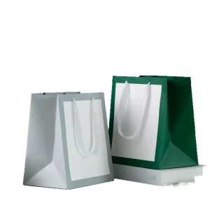Luxury Custom Printed Logo Paperboard Bag for Clothing Shopping Recycled Materials for Supermarket Use and Promotion