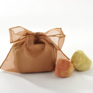 Luxury Double Layer Organza Pouch Custom Logo Sheer Transparent Organza Bag for Hair Accessories Packaging