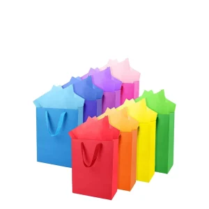 Luxury Eco Friendly Biodegradable Durable White Card Paper Bags Customizable Gift Presentation Boutique Sales Brand Promotional