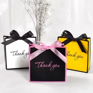 Luxury Eco Friendly Biodegradable Reusable Gift Packaging Bag for False Eyelashes Wine Packaging Recyclable Art Paper Drawstring