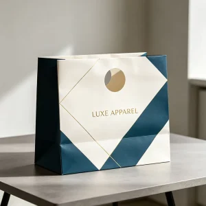 Luxury Factory Custom Cardboard Paper Bag OEM ODM Printed Logo Recyclable Paperboard Fashion Clothing Gift Paper Bags