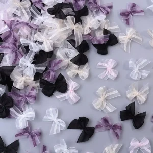 Luxury Fashion Bow High end DIY Handmade Polyester Hair Accessory Headwear Christmas