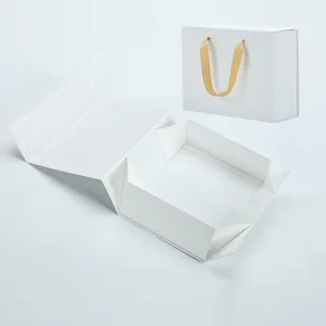 Luxury Foldable Rigid Paperboard Eco Friendly Waterproof Gift Box Magnetic Closure Custom Multi Color Design Cosmetics Portable