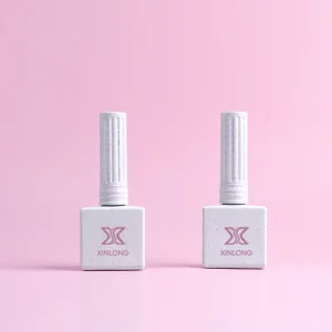 Luxury Glass Gel Polish Bottle with Plastic Cap