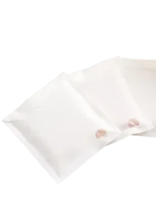 Luxury Kraft Paper Packaging Bags, Custom Printed with 3-Side Seal & Thickened for High-End Apparel & Hosiery